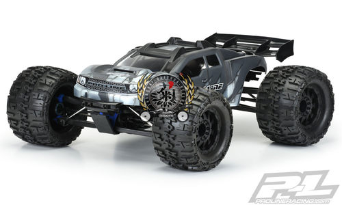 美国PL 3530-17, E-Revo大E用车壳透明原厂剪材Pre-Cut Brute