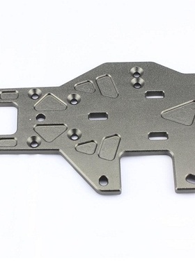 Rovan baja CNC 金属加厚发动机底盘 95140 银、橙、钛 通用HPI