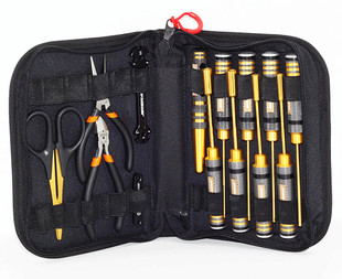 XRSRACING 模型 RC 公制 内六角 套筒 小扳手工具包套装15件套