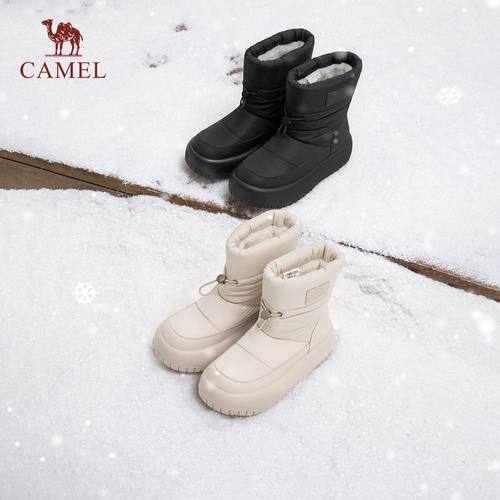 骆驼2024冬季加厚雪地靴