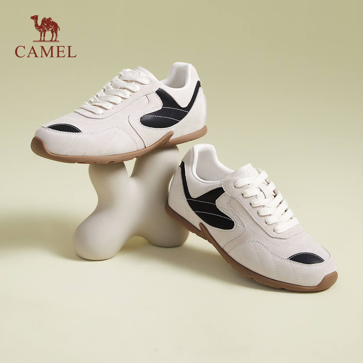 骆驼时尚休闲百搭德训鞋女鞋