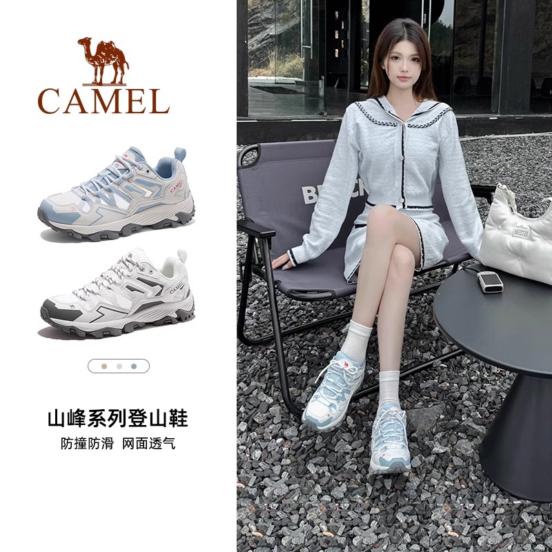 骆驼昆仑山女鞋2024春新款登山鞋