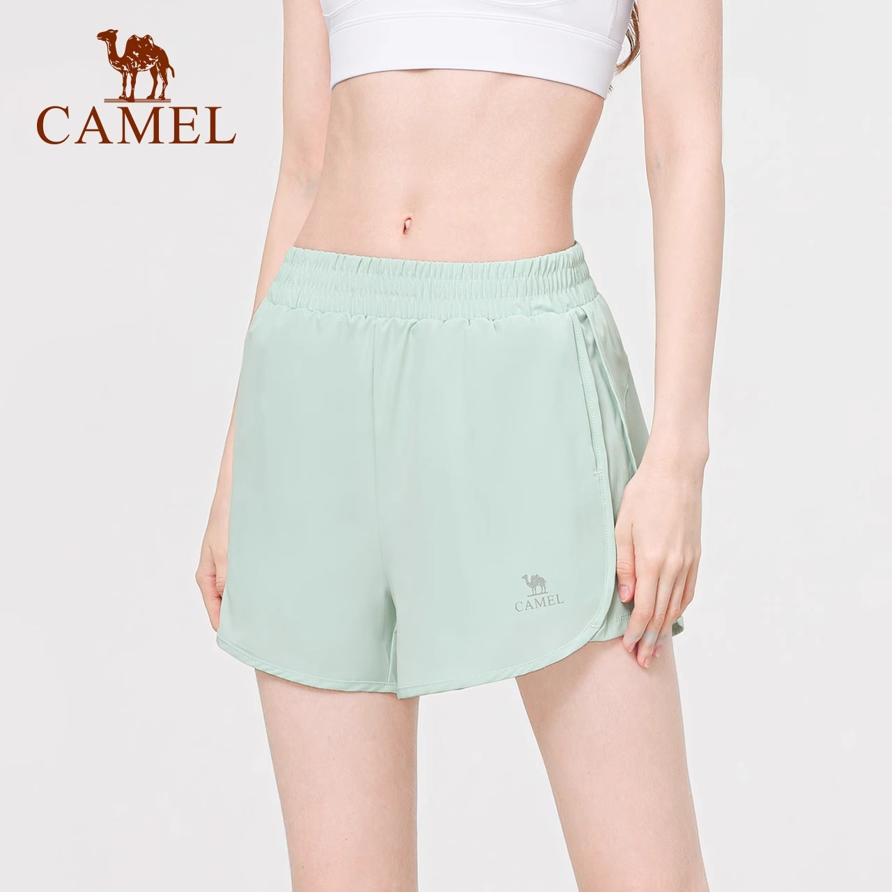 骆驼女装短裤宽松显瘦休闲裤