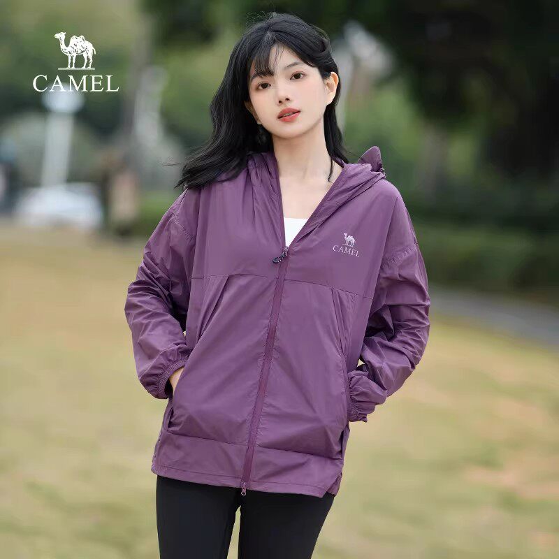 骆驼2026新款防晒衣男女凉感防晒服防紫外线皮肤衣轻薄户外钓鱼服