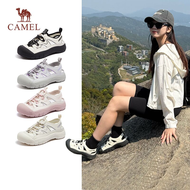 骆驼2025夏丑萌凉鞋女款