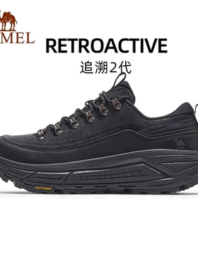 Camel/骆驼男鞋2025冬季新款厚底增高户外徒步鞋透气休闲运动鞋女