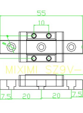 SSELBT8 SSELBT10 SSELBT13 SSELBT16代替耐高温滑块 耐腐蚀导轨