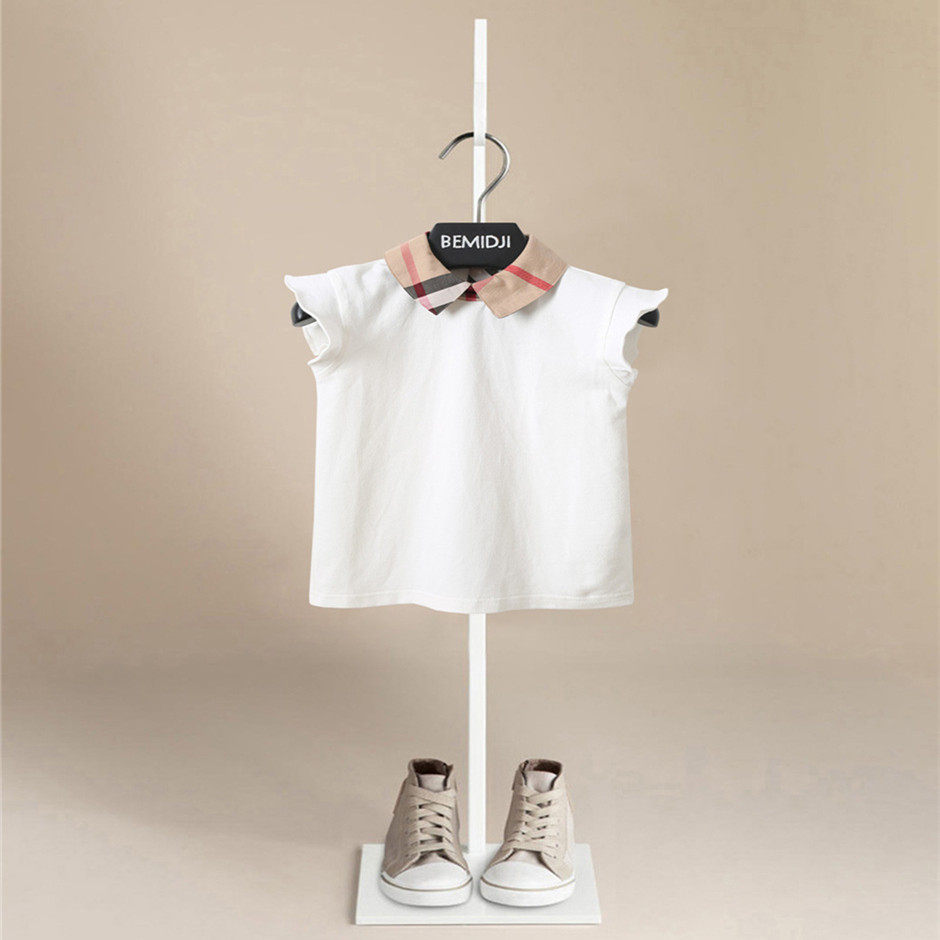 伯米吉童装夏季新品女童儿童polo针织T恤短袖上衣百搭纯棉裙衫棉,童装/婴儿装/亲子装,T恤,淘宝优惠券,粉丝福利购,淘宝优惠卷