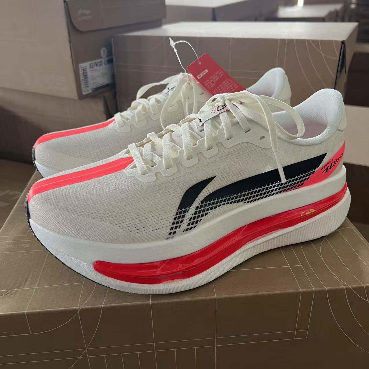 李宁赤兔9ULTRA丨 超䨻胶囊跑步鞋男轻便缓震竞速训练专业运动鞋