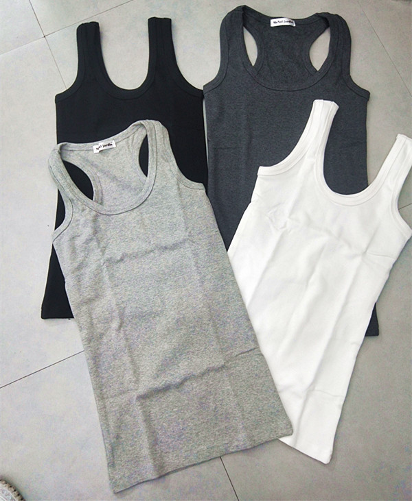 纯棉磨毛修身显瘦高弹力背心