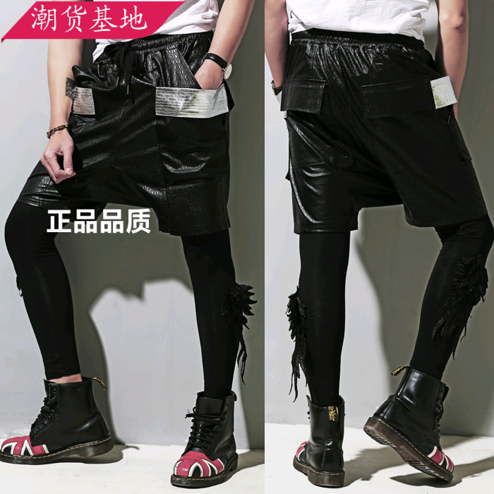 Pantalon cuir homme en vrac pour adolescent pour printemps - Ref 1489903 Image 1