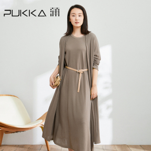 外披 宽松休闲长袖 蒲PUKKA 慵懒设计感外套女年春夏季