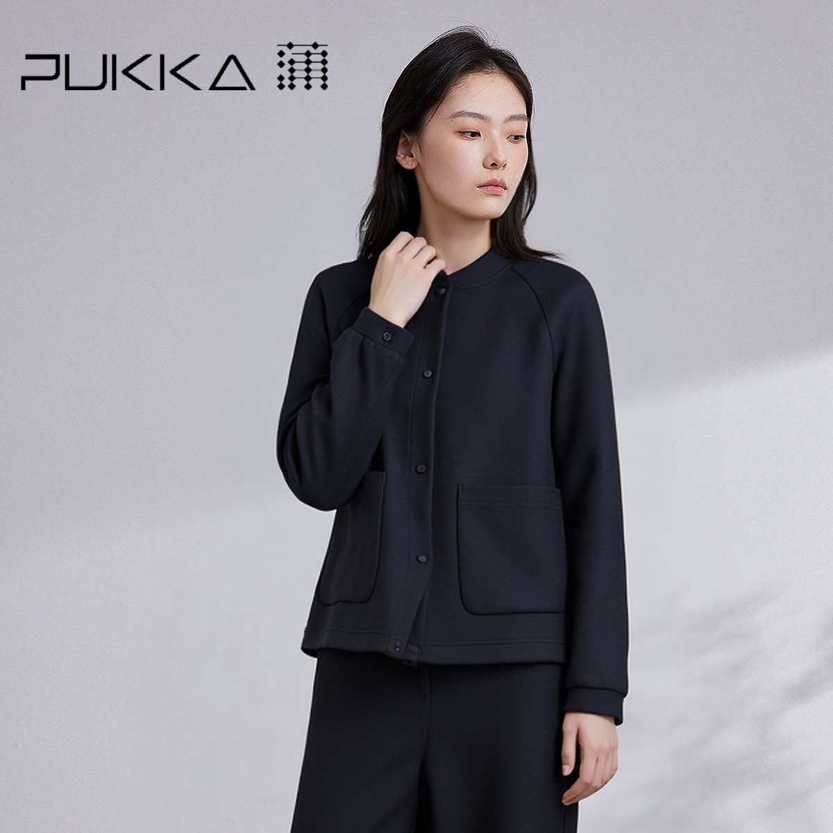 蒲PUKKA 2025秋冬新品短款外套女宽松显瘦休闲小个子上衣,女装/女士精品,短外套,淘宝优惠券,粉丝福利购,淘宝优惠卷