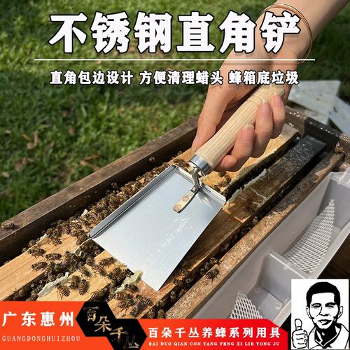 清理蜂箱铲除蜡头常用工具