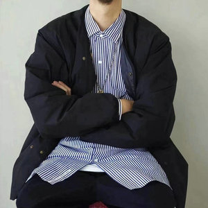 日系宽松双面穿羽绒开衫