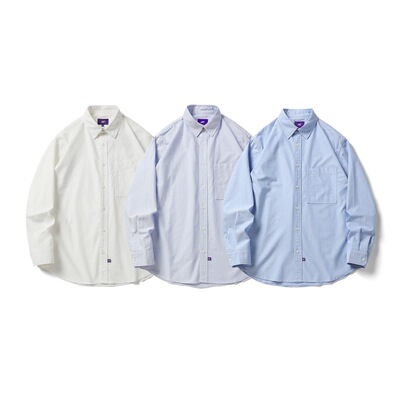 25AW日系潮牌时尚 STACKS 长谷川条纹衬衫长袖休闲宽松衬衣情侣款