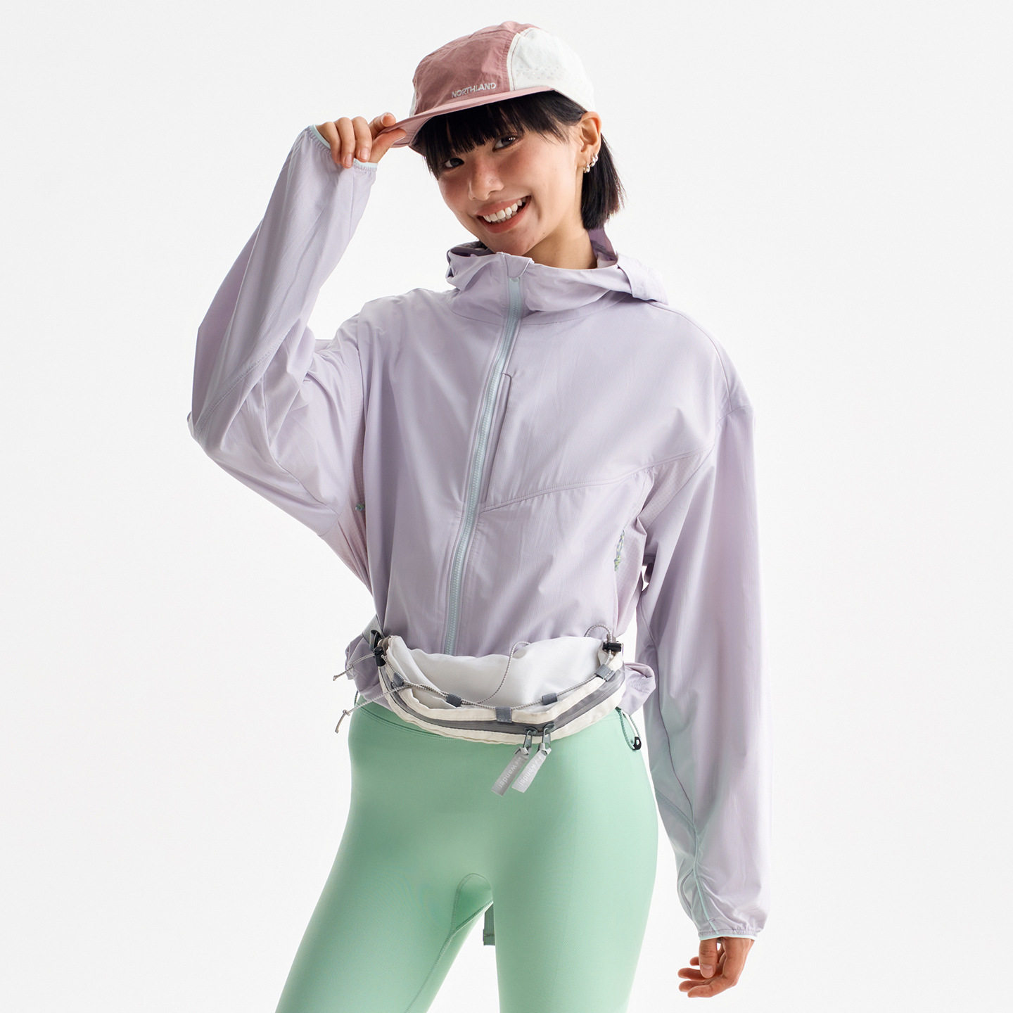 日系防水速干防晒衣外套轻量化户外女版短版防嗮服外套女式防晒服