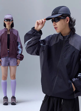 日系Kapital Vintage 山系复古拼色运动机能风立领夹克男女外套潮