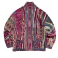 Rose Red Portrait Cardigan