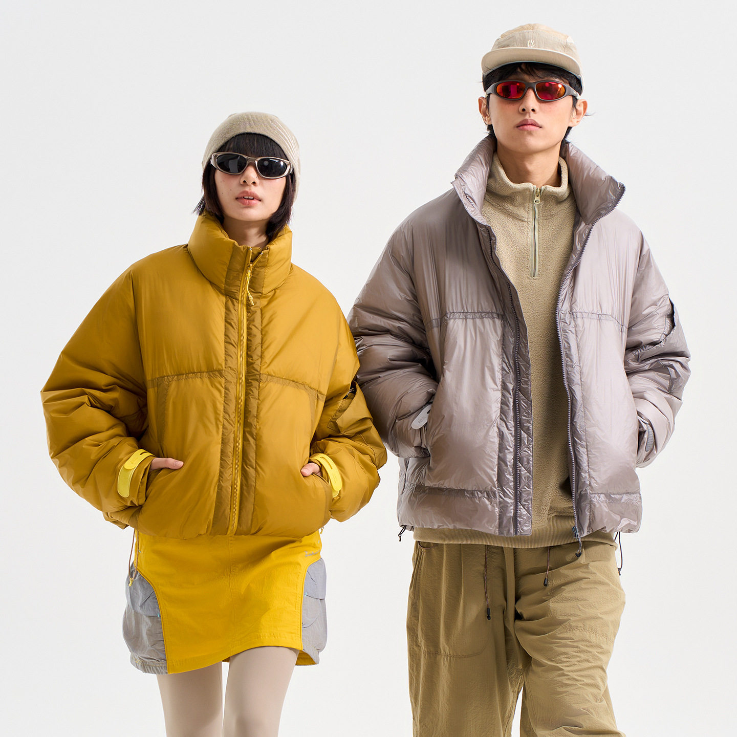 日系户外25冬季新款潮牌街头潮流情侣轻量羽绒服男女百搭保暖外套