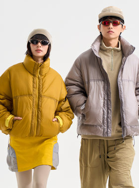 日系户外25冬季新款潮牌街头潮流情侣轻量羽绒服男女百搭保暖外套