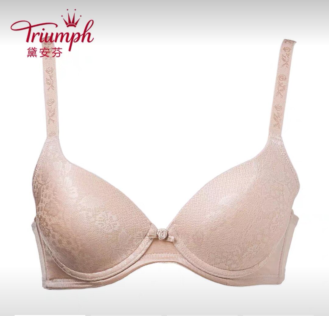 Triumph/黛安芬魔术系列无痕内衣女U型美背小胸聚拢文胸19-593B