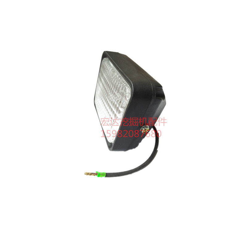 挖掘机配件 适用日立挖机工具灯 12V/24V 两边带螺丝胶壳 铁壳