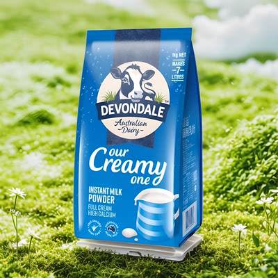 德运全脂高钙生牛乳奶粉1kg澳洲进口中老年儿童青少年早餐202306