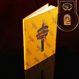 西藏红 Молитвенный барабан Будда Глаза Режим глаз Желтая скрытая бумажная записная книжка (большой размер) Непал чистый дневник ручной работы