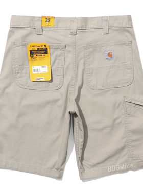 Carhartt 102514卡哈特工装短裤美式休闲棉质夏季短裤男薄款微弹