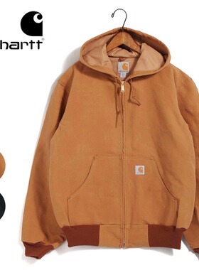 Carhartt ActiveJacket J131卡哈特主线美式连帽宽松卫衣夹克秋款