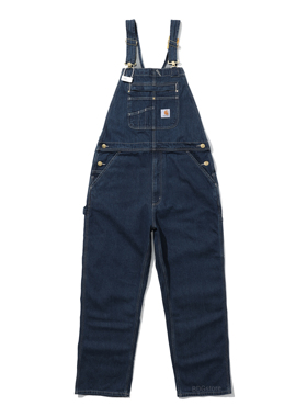 Carhartt 104672卡哈特重磅水洗牛仔背带裤男宽松休闲复古工装裤