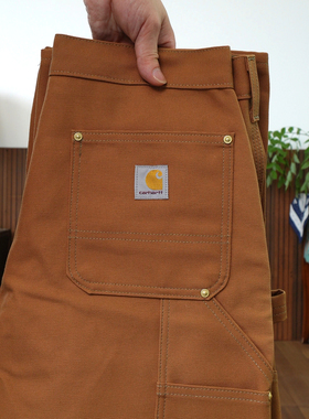 现货Carhartt B01卡哈特主线重磅帆布工装裤双膝补强美式伐木裤