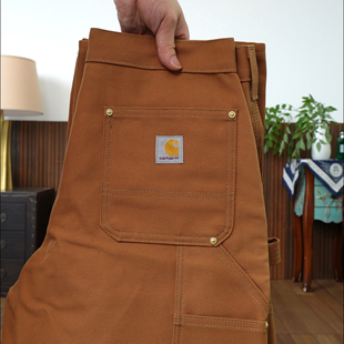 伐木裤 现货Carhartt 双膝补强美式 裤 B01卡哈特主线重磅帆布工装