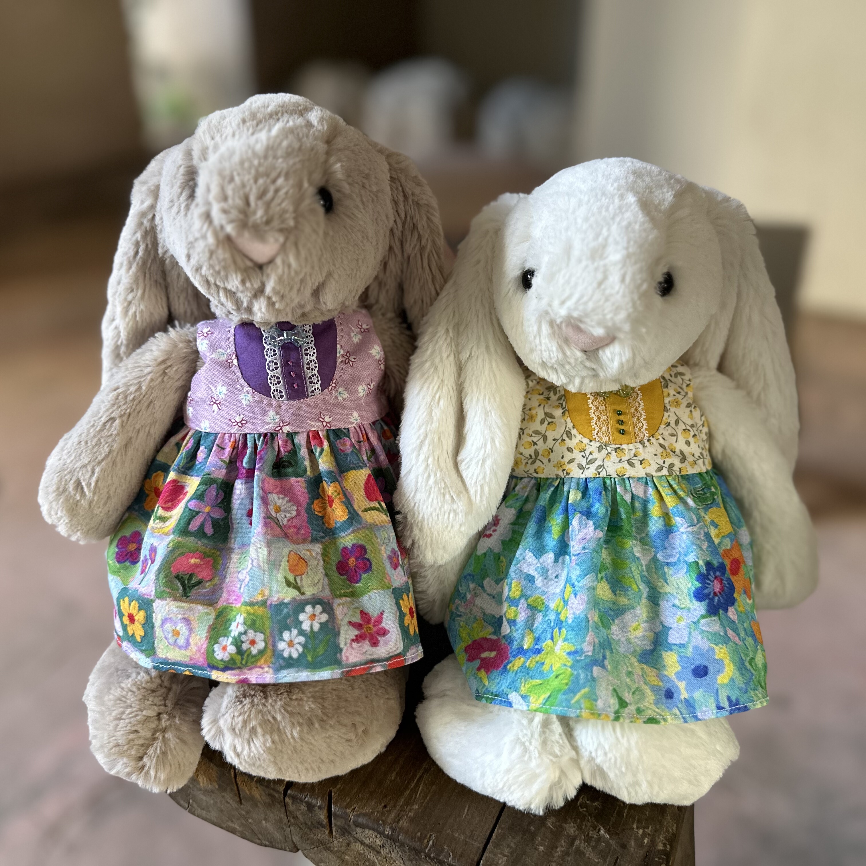 手作邦尼兔31cm36cm衣服伽百利兔30cm40㎝裙子玩偶连衣裙兔子群装