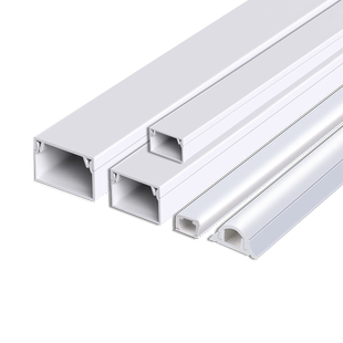 明装电线走线槽pvc隐形网线明线装饰神器理线槽盒自粘方形光纤