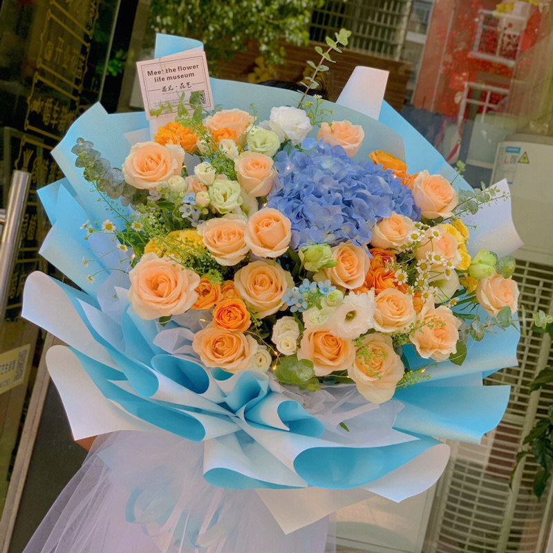送花生日大花束同城送花