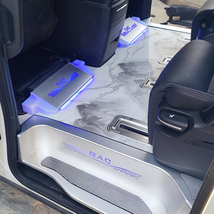 适用于专用传祺M8宗师航空铝地板E9改装 大师内饰e8脚垫传奇gm8