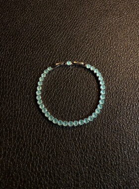 Sage vintage古着Aqua Shimmer Bracelet蓝色手链 古着配饰