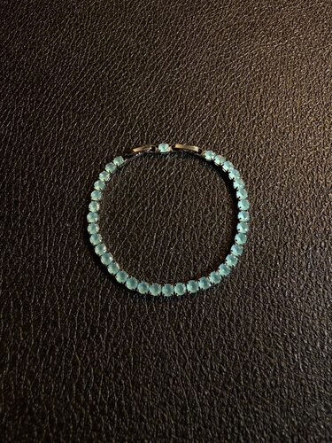 Sage vintage古着Aqua Shimmer Bracelet蓝色手链 古着配饰