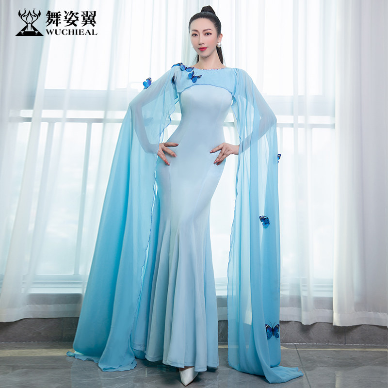 舞姿翼女礼仪服训练走秀形体服