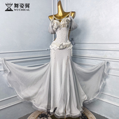 舞姿翼东方舞原创高级感女比赛服舞服舞蹈服舞裙套装 演出服套装