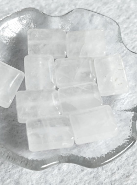 禧芙蓉XFORO白雪花白幽灵长方型无事牌手工DIY串珠配件清仓款