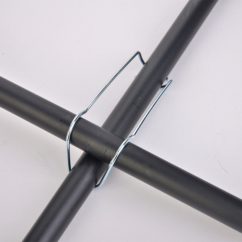 园艺卡扣十字镀锌菜园支架支柱