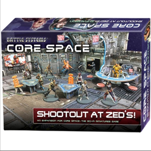 桌游配件BattleSystems Expansion Space Zed Shootout Core