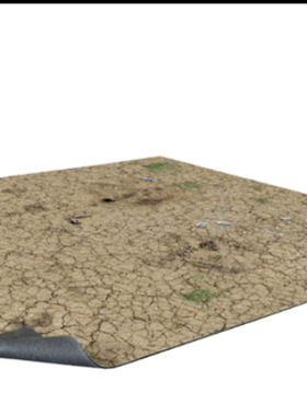 桌游配件模块地形BattleSystems Desert Wasteland Gaming Mat2x2