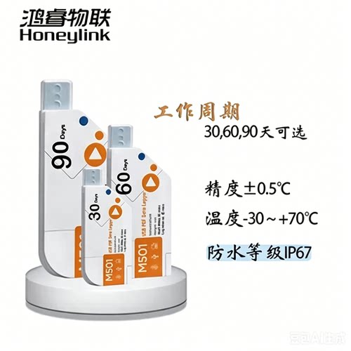 冷链运输温度记录按键即用温度计