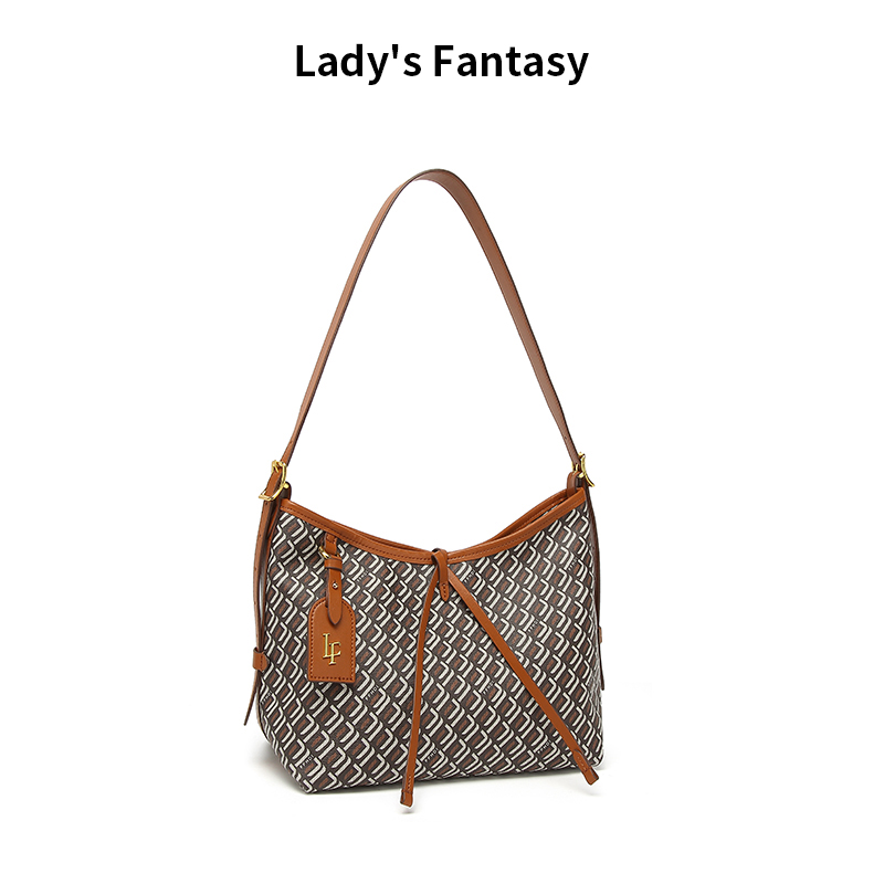 新款时尚托特包大容量单肩斜挎包