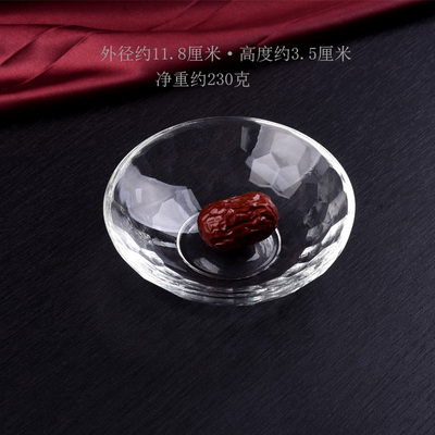加厚耐热食用级水晶味碟蘸料碟