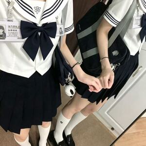 白三本基础款水手服JK制服裙套装显瘦日系